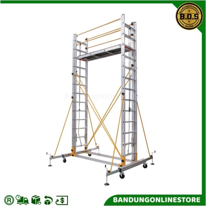 Jual Original Krisbow Tangga Scaffolding Multifungsi Aluminium