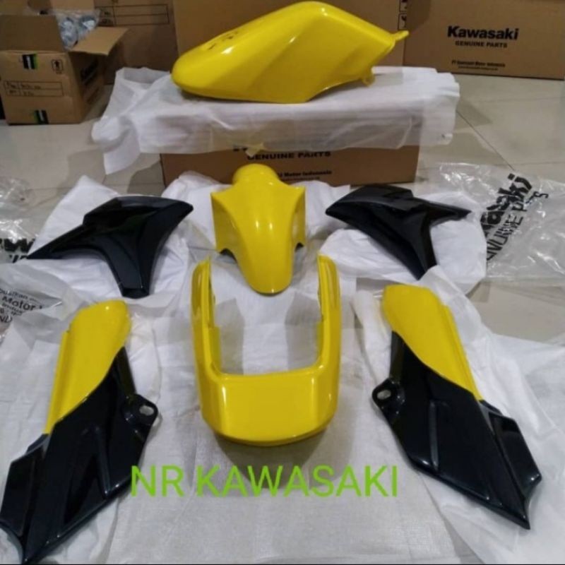 Jual promo BODY FULL SET NINJA R/SS KUNING POLOS | Shopee Indonesia