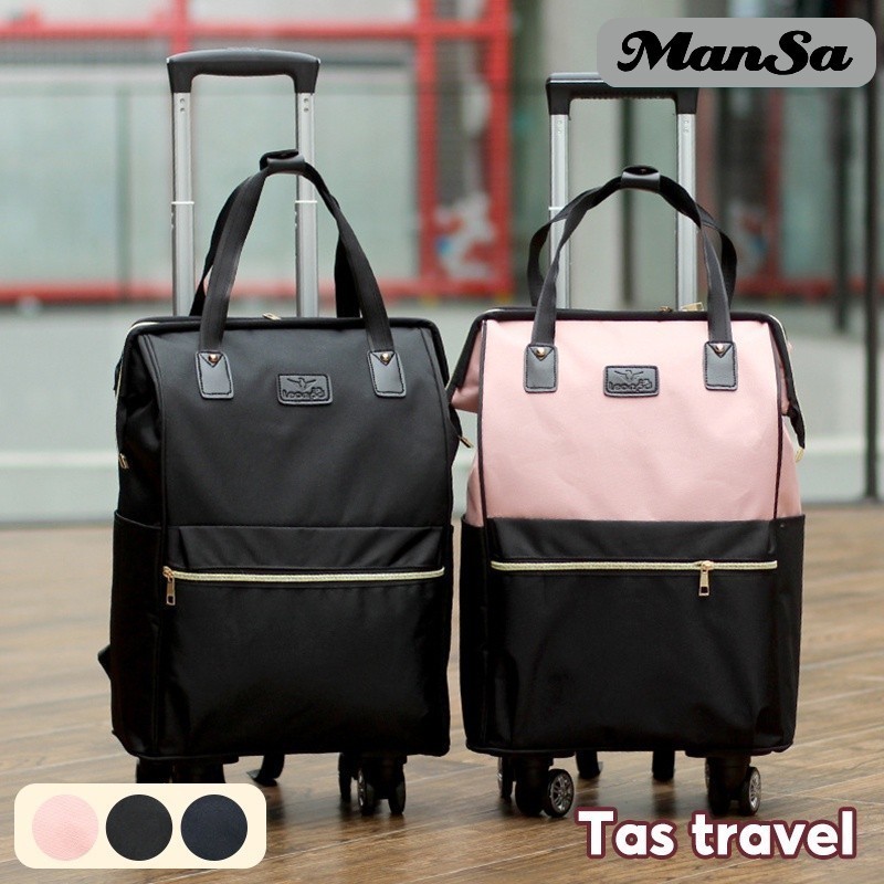Jual ManSa Tas ransel / tas koper / tas tarik / tas travel besar / tas ...