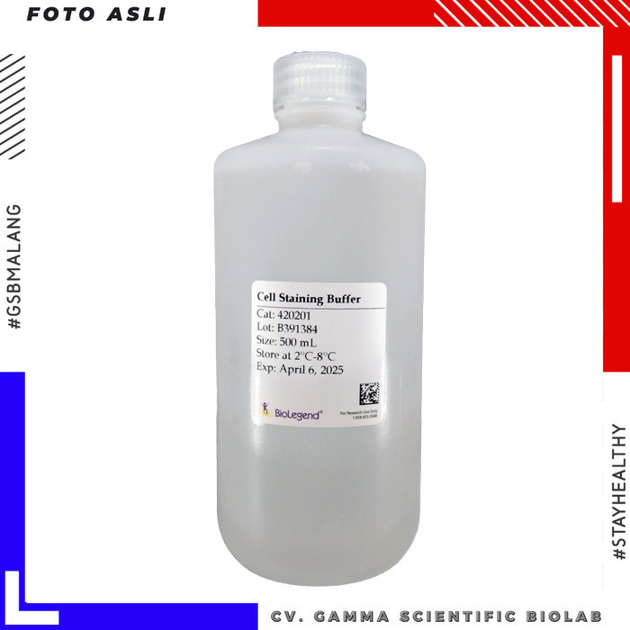 Jual Cell Staining Buffer 500mL (420201) Biolegend Shopee Indonesia