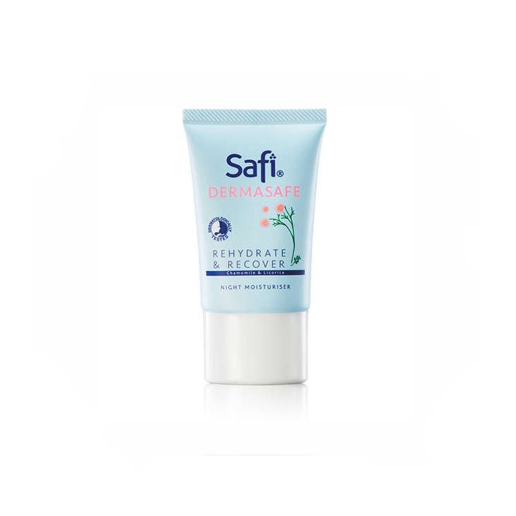Jual SAFI DERMASAFE REHYDRATE & RECOVER NIGHT MOISTURISER 50GR | Shopee ...