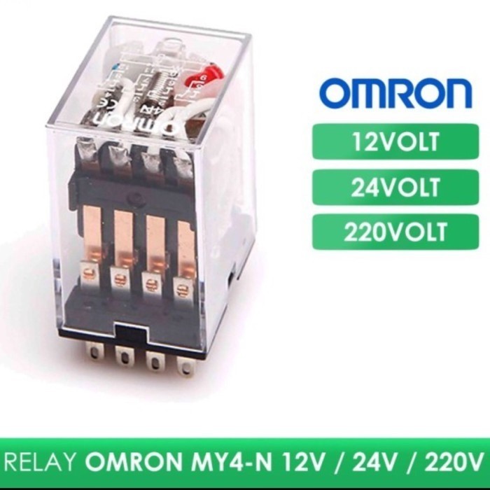 Jual RELAY OMRON MY4N MY4N-J 24V MY 4N 24VDC MY4 MY-4N J 24 VDC MY4NJ ...