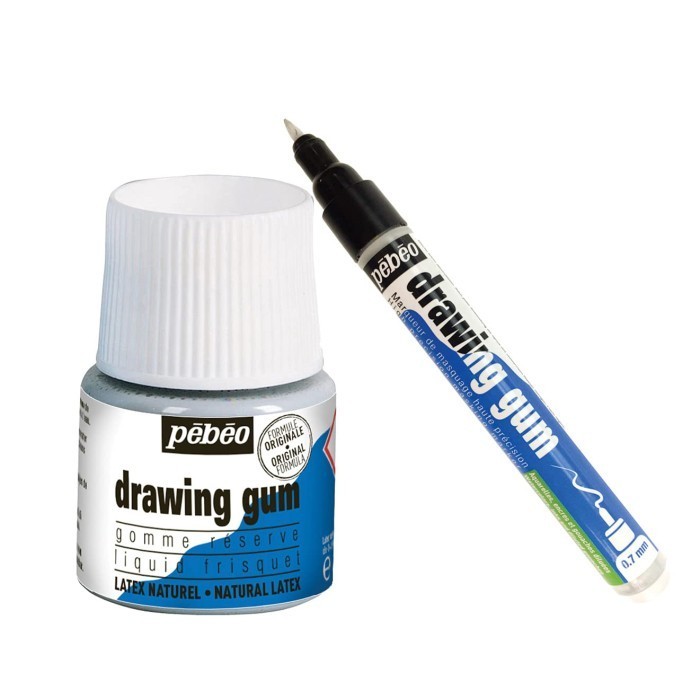 PEBEO INC Drawing Gum 45ML Latex Gratis, Grijs, Eén maat