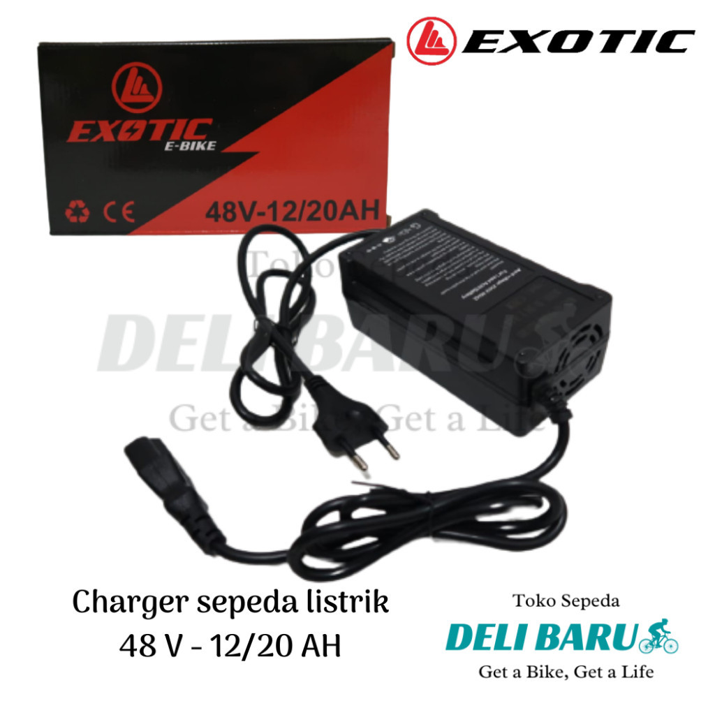 Jual Hy D Exotic Charger Sepeda Listrik V Ah Pengisi Daya Baterai Semua Sepeda