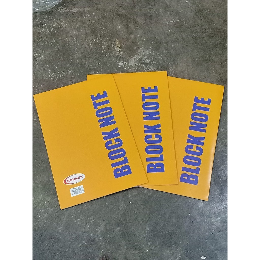 Jual BLOCK NOTE MURAH / BLOCK NOTE BONNEX / NOTEBOOK GARIS A5 ISI 24 ...