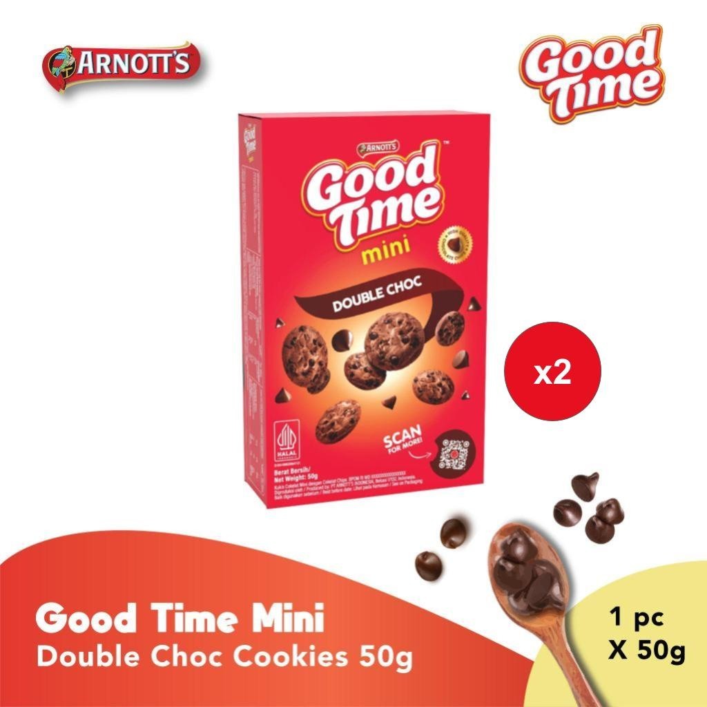 Jual Good Time Mini Double Choc Box 50gr (1 Box) | Shopee Indonesia