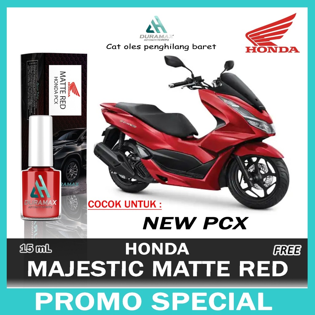 Jual CAT OLES PENGHILANG BARET MOTOR MAJESTIC MATTE RED DOFF HONDA ...