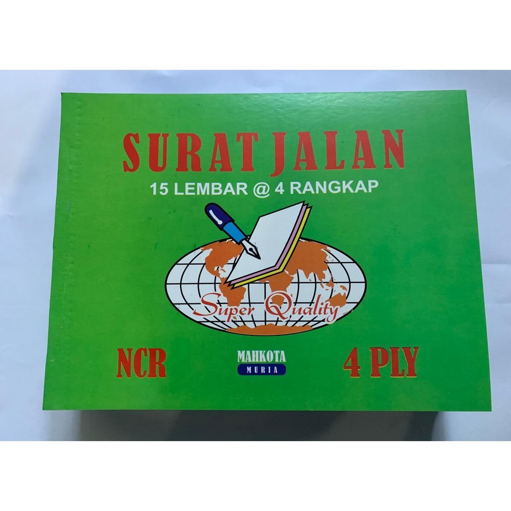 Jual SURAT JALAN RANGKAP 4, UKURAN BESAR, SURAT JALAN 4 PLY | Shopee ...