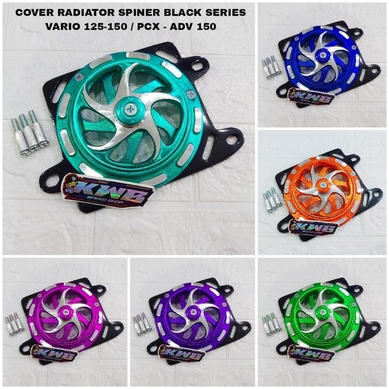 Jual Cover radiator spiner black series vario 125 vario 150 pcx 150 adv ...