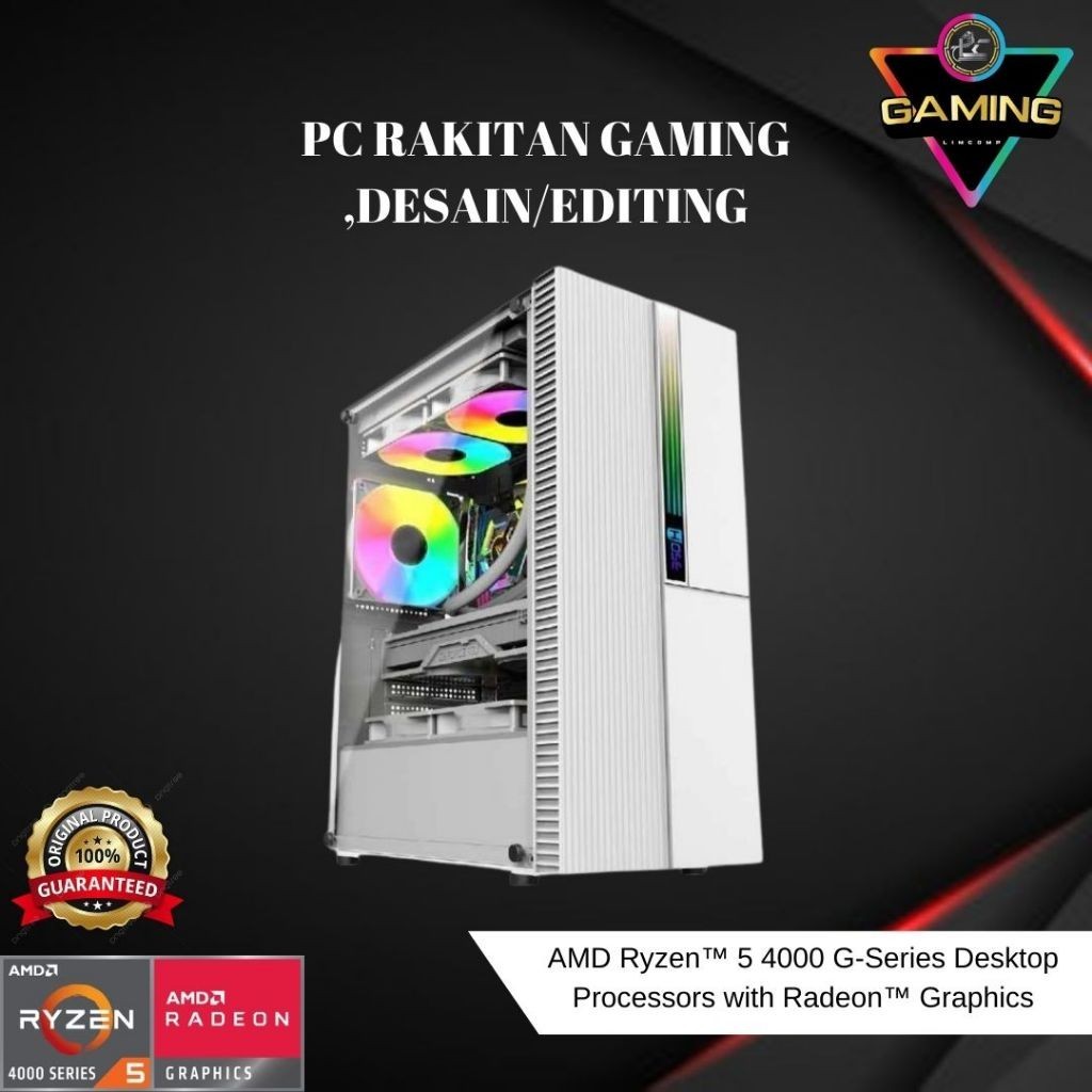 Jual Selamat Datng Pc Rakitan Gaming Amd Ryzen G Gb Ddr Ssd Gb Shopee