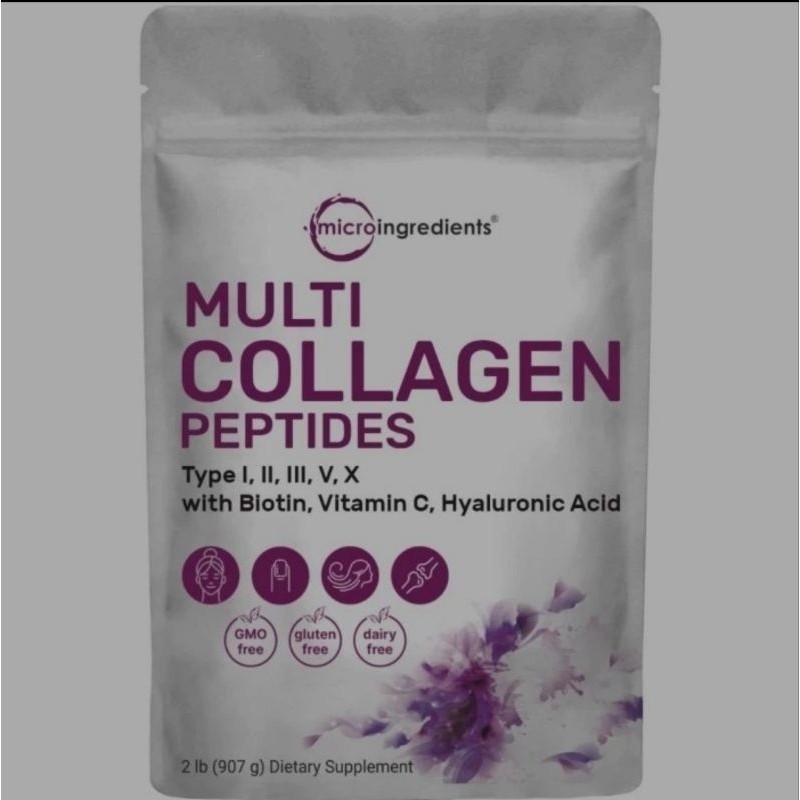 Jual Microingredients Multi Collagen Peptides Type I Ii Iii V X Vitamin C Shopee Indonesia