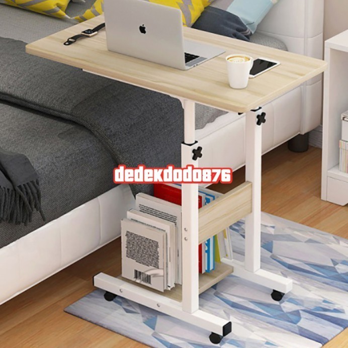 Jual Meja Rak Lipat Laptop Taffhome With 1 Rack Dengan 4 Roda | Shopee ...