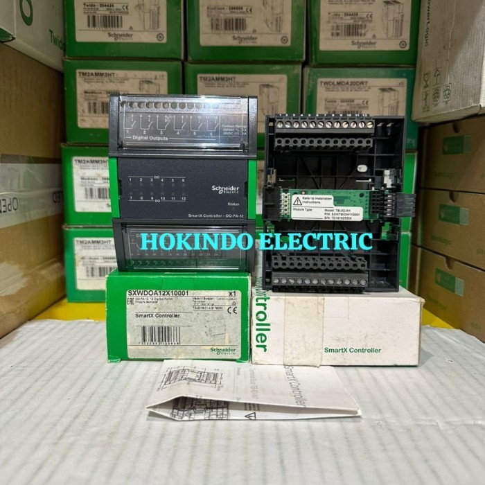 Jual SCHNEIDER SMARTX CONTROLLER-DO-FA-12 I/O SXWDOA12X10001 +TERMINAL ...