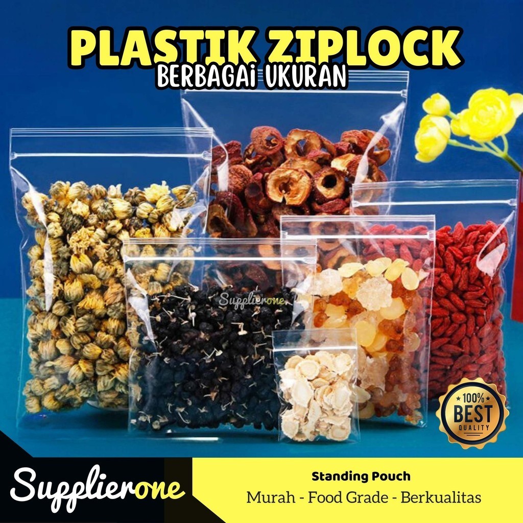 Jual Plastik Ziplock / Plastik Klip Ziplock / Plastik Ziplock Besar ...