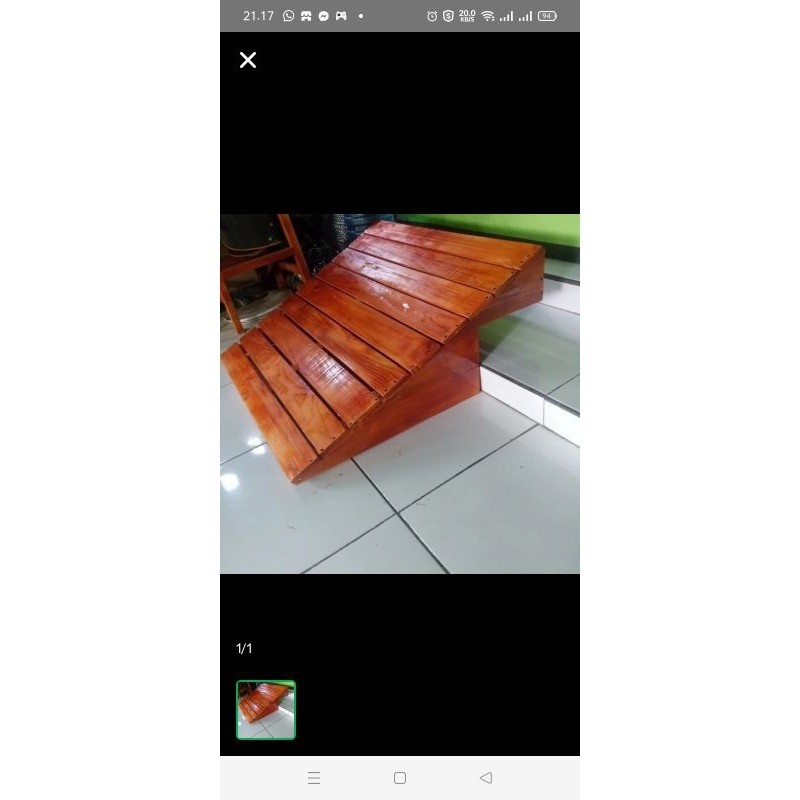 Jual Tanjakan Motor anak tangga ukuran besar Jembatan Kursi Roda ...
