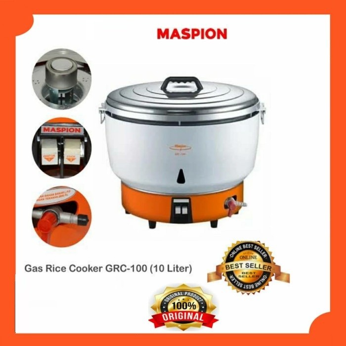 Jual MASPION GAS COOKER / GAS RICE COOKER GRC230 KAPASITAS JUMBO 23