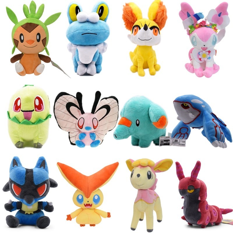 Jual Lucario Sylveon Kyogre Chespin Butterfree Deerling Froakie ...