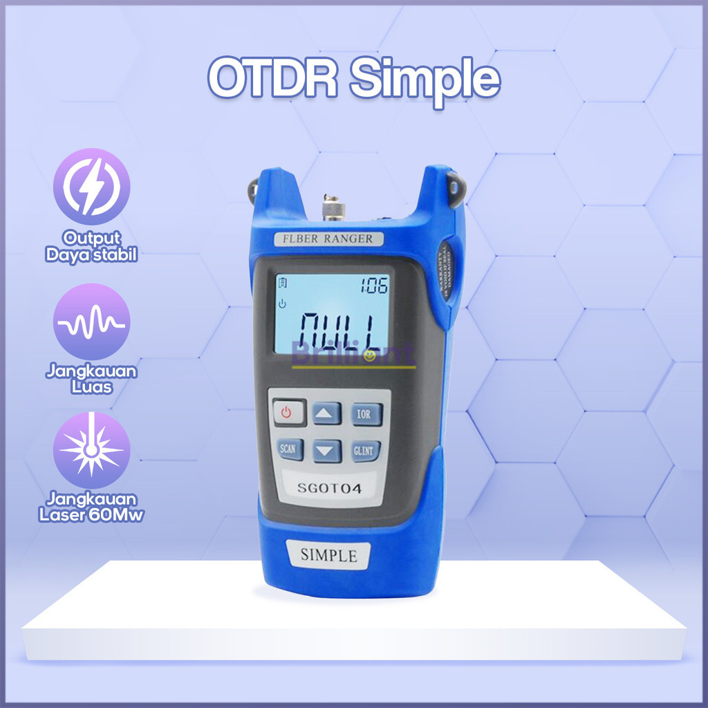 Jual Simple OTDR SGOT04 60km Optical Fiber Ranger 13101550nm SM Mini ...