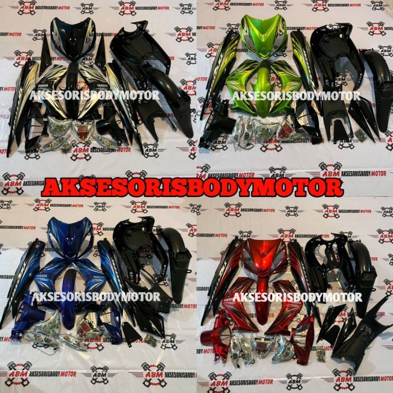 Jual Full Body Halus Kasar Jupiter Mx Lama Old Tahun Hijau Merah Hitam Biru