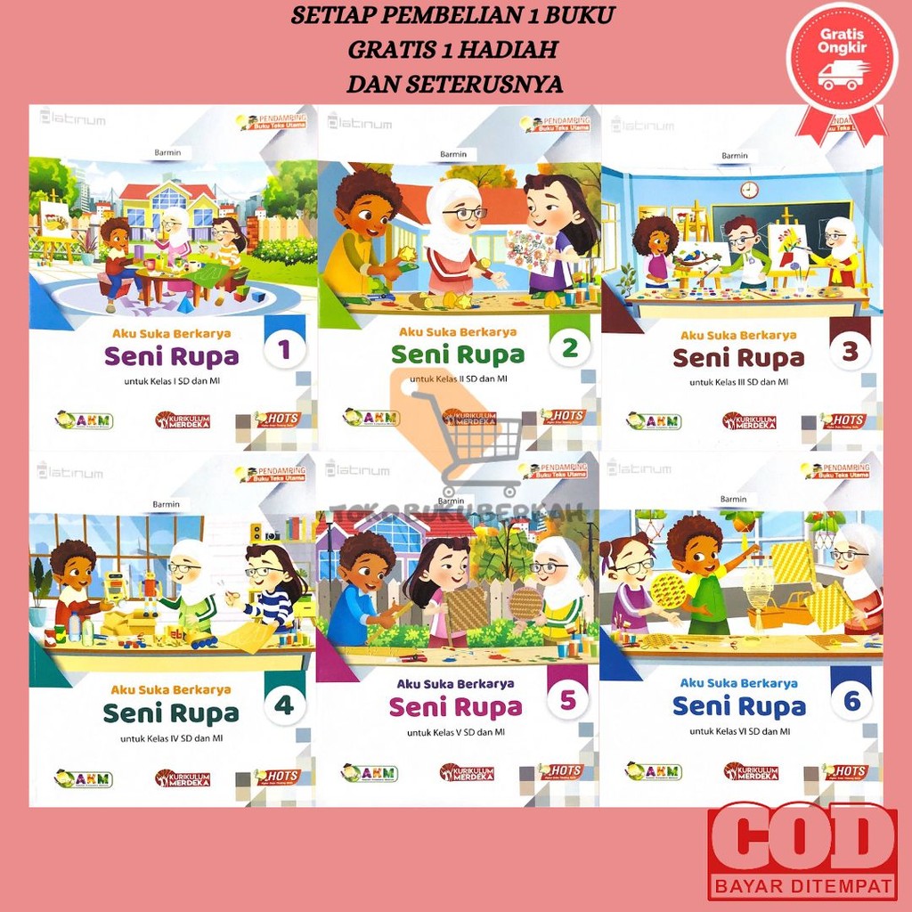Jual Platinum Buku Seni Rupa Revisi Kelas 4 SD/MI Kurikulum Merdeka ...