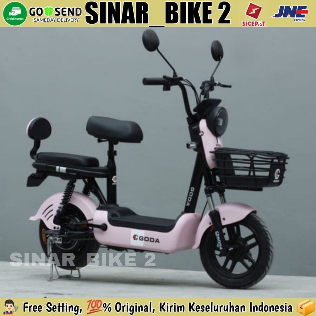 Jual Sepeda Motor Listrik E Bike Goda Watt Uou Us Viper Golden Watt Shopee