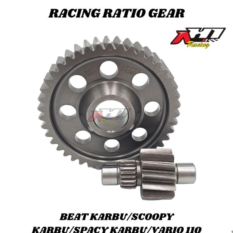 Jual GEAR GIGI RATIO RASIO BEAT KARBU SCOOPY KARBU VARIO 110 KARBU KVY ...