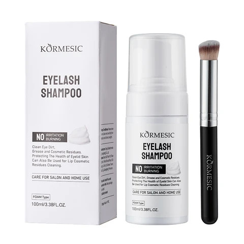 Kormesic 100ML Foam Eyelash Shampoo Pembersih Bulu Mata Palsu Dan Residu Lipstick Anti Iritasi