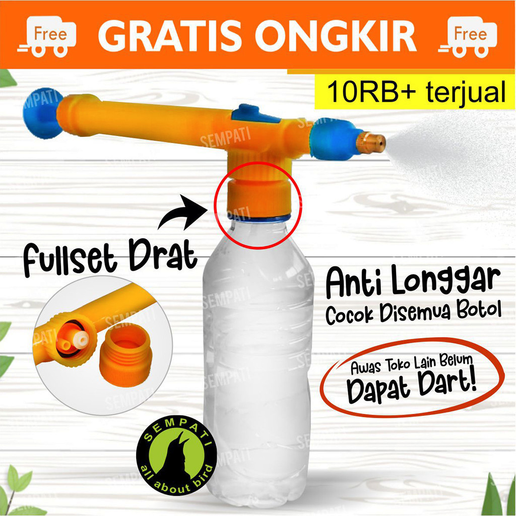 Jual Semprotan Air Tanaman Burung Desinfektan Motor Kepala Semprotan Misty Jet Spray Botol