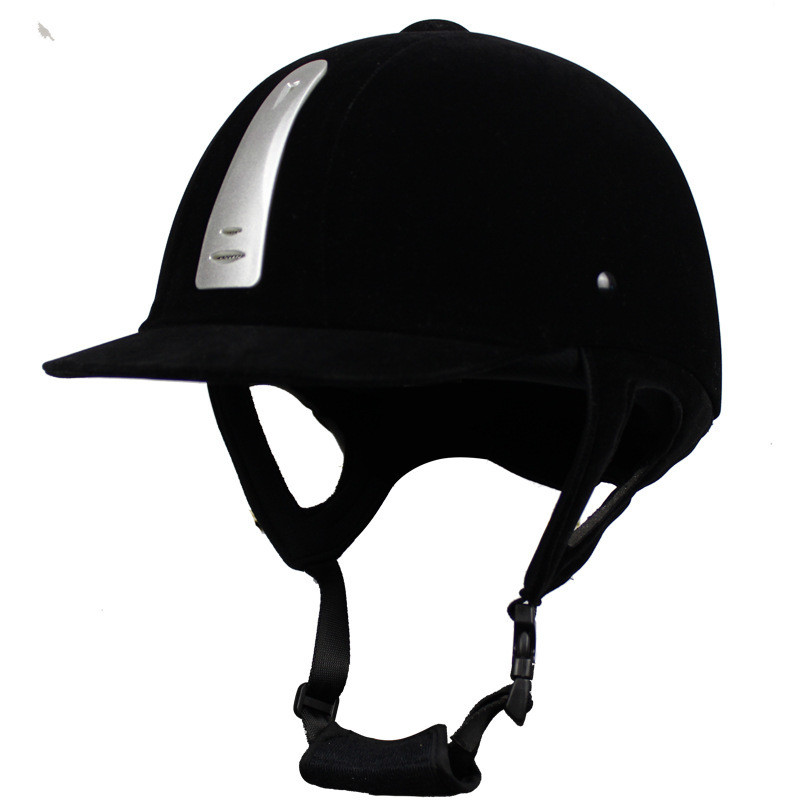 Jual Equestrian Helmet Unisex Classic Velvet Horse Riding Helmet Horse ...