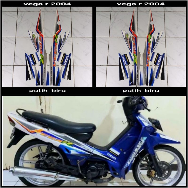 Jual STIKER STRIPING LIS LES POLET PLAT PLISIR BODY MOTOR YAMAHA VEGA R ...