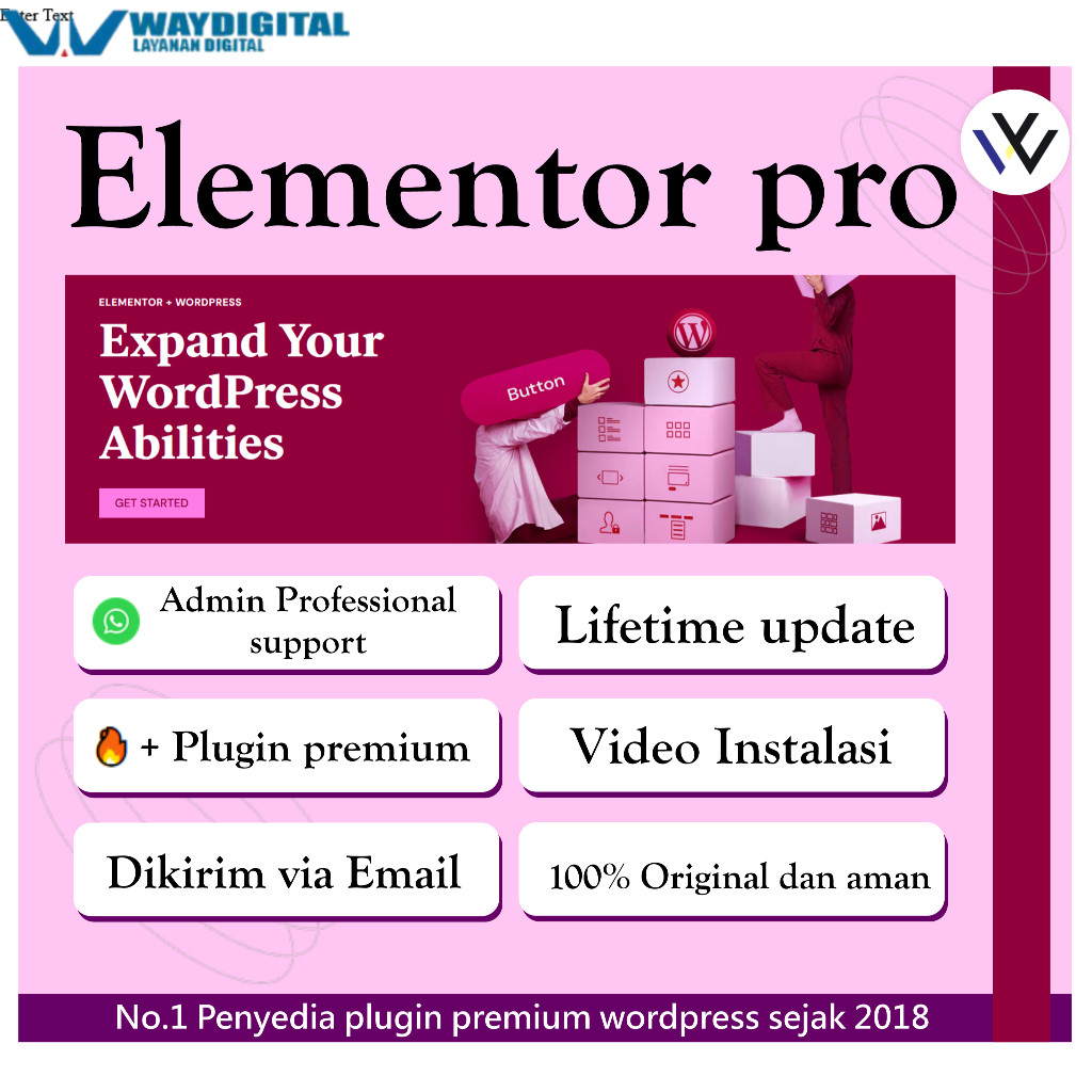 Jual Elementor Pro + Full package+ Full personal support | Shopee Indonesia