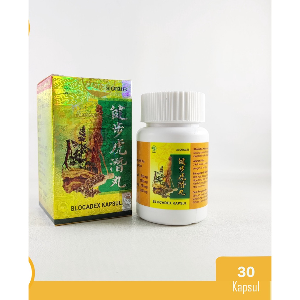 BLOCADEX KAPSUL / JIANBU HU QIAN WAN / OBAT REMATIK / PEGAL LINU