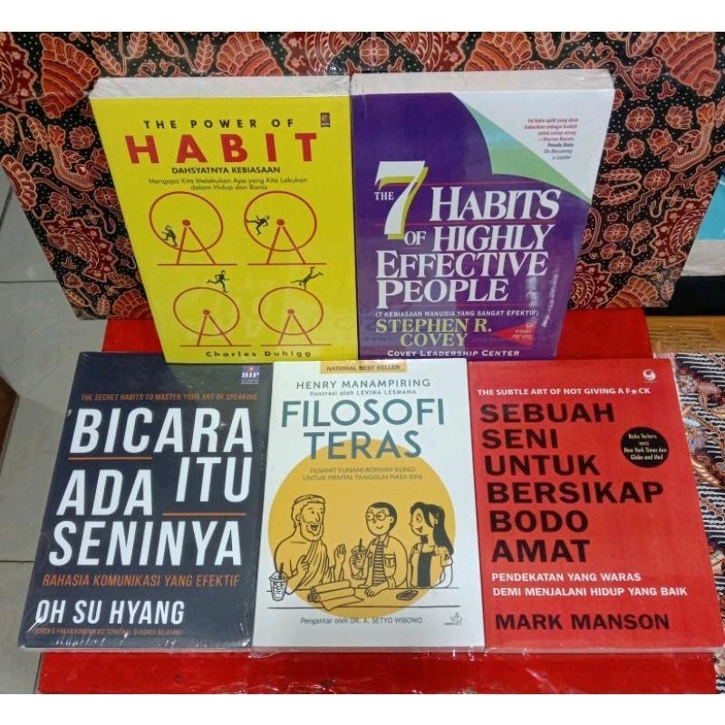 Jual THE POWER OF HABIT, 7 HABITS OF HIGHLY, BICARA ITU ADA SENI NYA ...