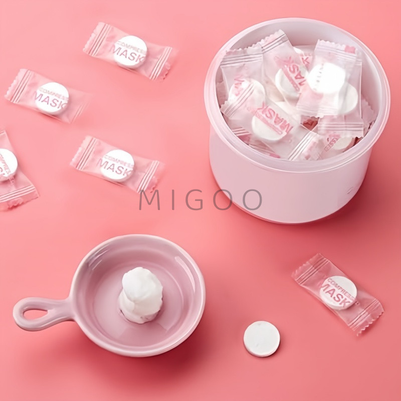 Jual MiGoo 24PCS Compressed Paper Mask Sheet Tisu Kertas Mini Portable ...