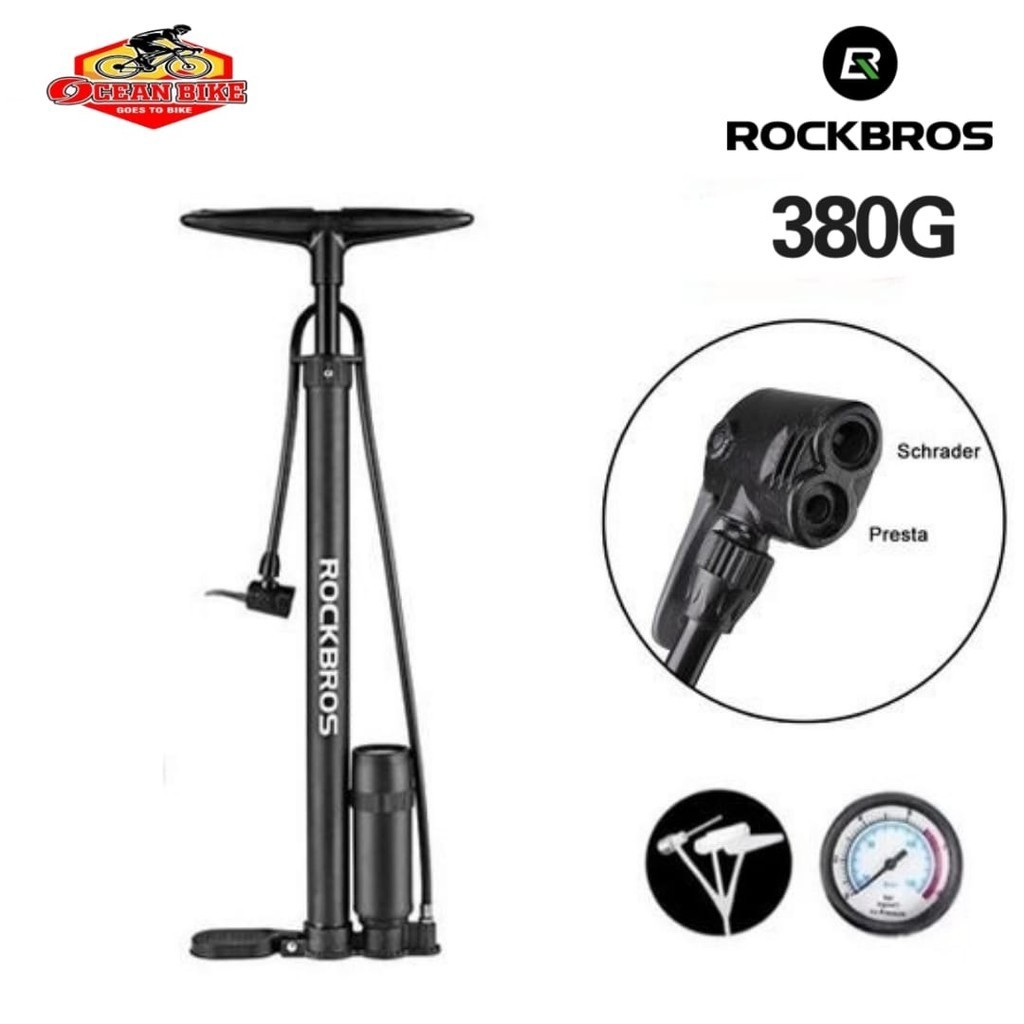 Pompa Da Pavimento Per Bici Jsdoin 170 PSI - Doppia Valvola Presta/Schrader, Multifunzione Per Moto E Palloni - Foto 8