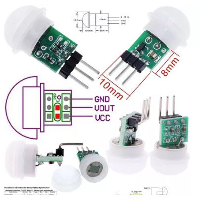Jual Modul Sensor Gerak PIR SR312 AM312 312 Mini IR Motion Detector ...