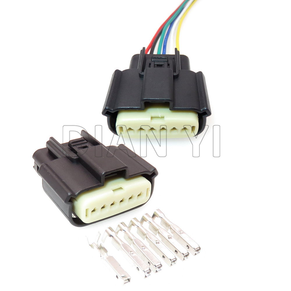 Jual 1 Set 6 Way AC Assembly Auto Tail Light Waterproof Connector Car ...