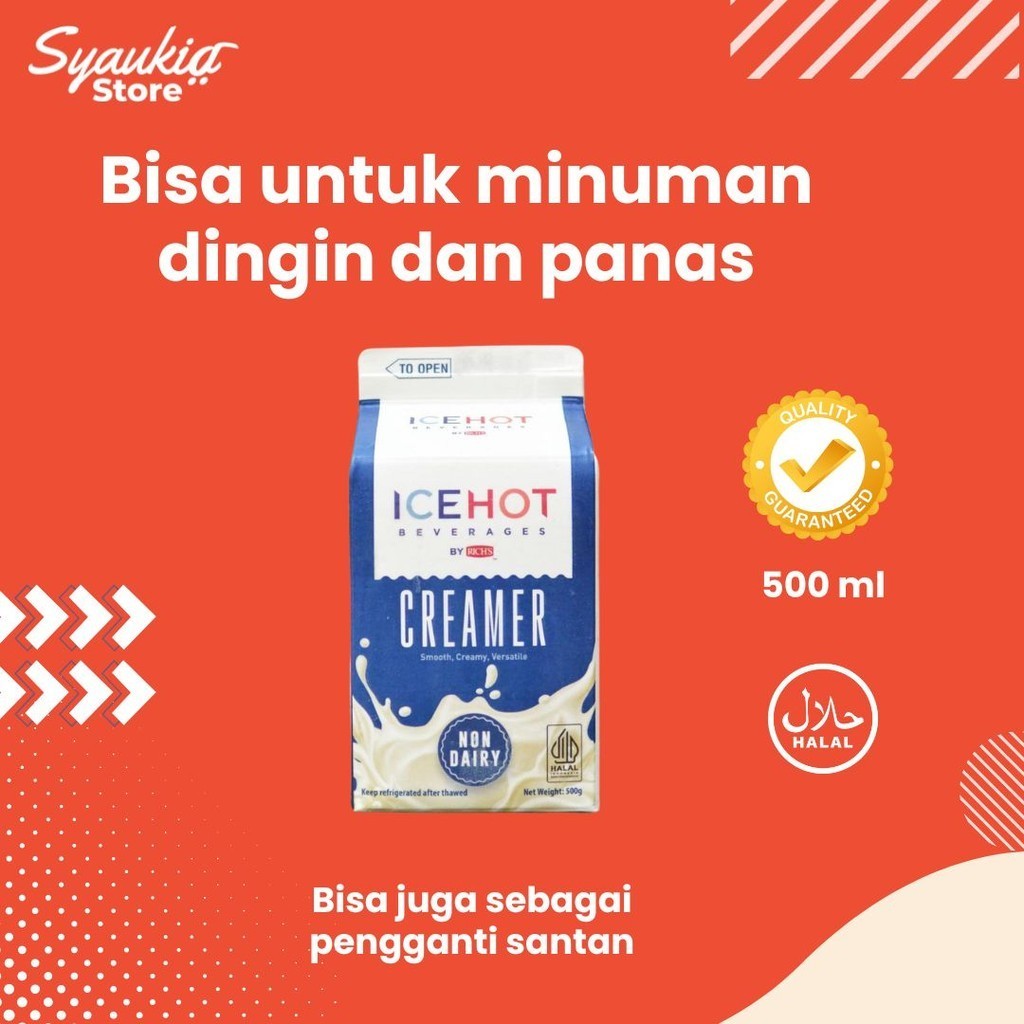 Jual Rich's Non Dairy Creamer / NDC 500ml Krimer Cair Untuk Minuman Kopi, teh, dan