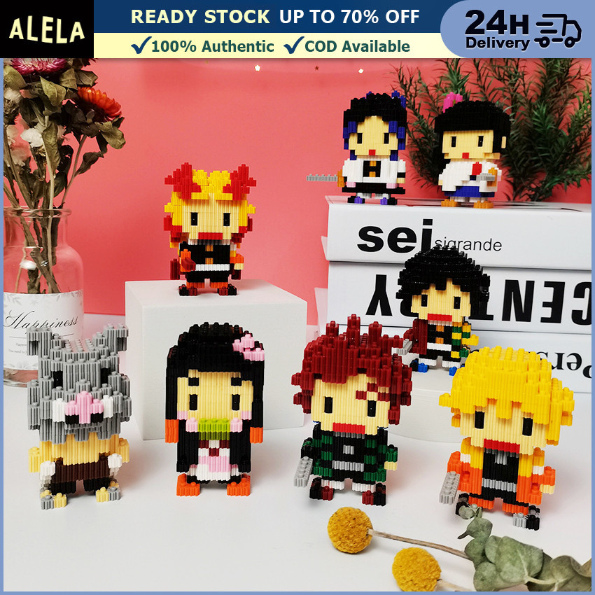 Jual Alela Mainan Bricks Balok Susun 3D Puzzle Nano Block Demon Slayer ...