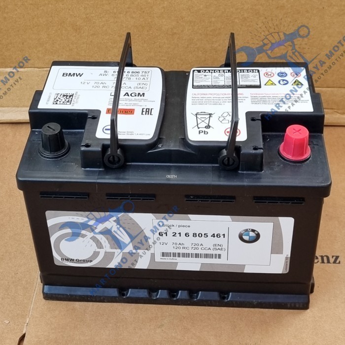 Jual Aki Original BMW F48 E84 X1 70AH 720A (EN) ACCU Battery AGM ...