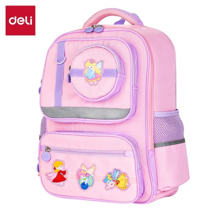 Deli Tas Sekolah / Tas Ransel Anak School Bag Safety waterproof BB147 -  Hijau