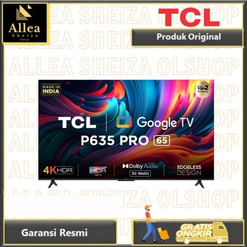 Jual TCL 65P635 4K UHD HDR SMART G0OGLE TV DOLBY AUDIO 65 Inch FREE ...