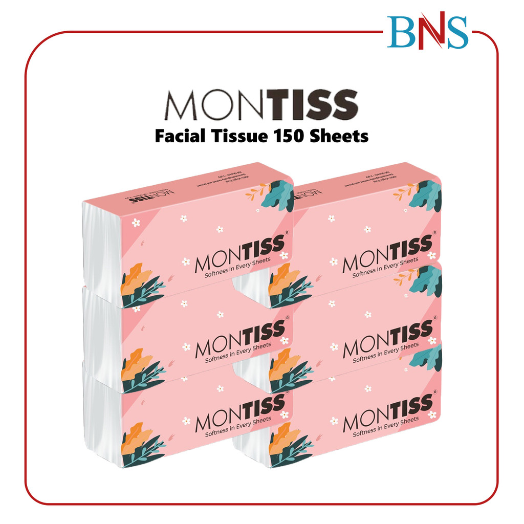 Jual Montiss Facial Tissue 150 Sheets [6 Pack] | Shopee Indonesia