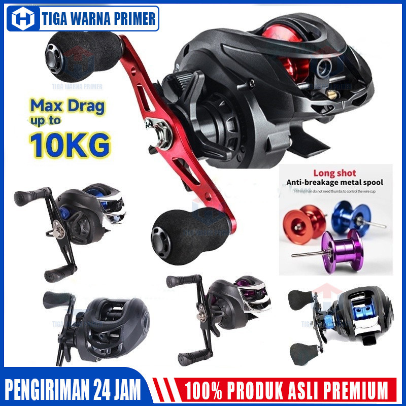 Jual Reel Pancing New Casting Fishing Reel Max Drag 10kg Fishing Reel ...