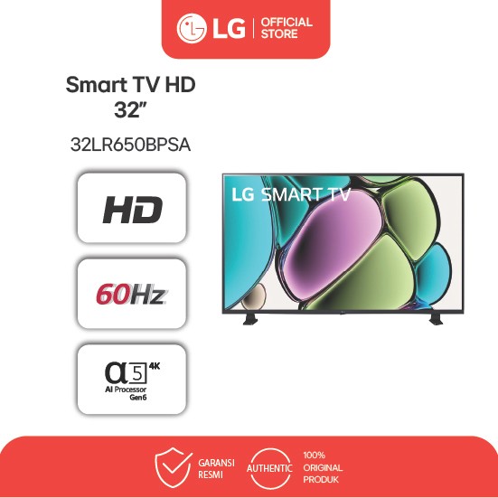 Jual LG Smart LED TV 32 Inch 32LR650BPSA - HD Ready - HDR10 - Prosesor ...