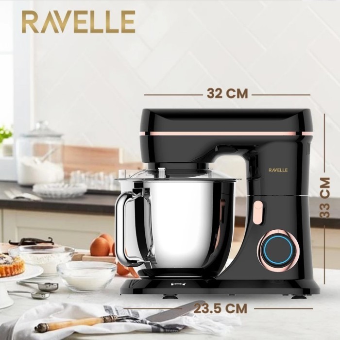 Jual Ravelle Stand Mixer Terra 5,5L Electric Mixer Standing 5,5 Liter Shopee Indonesia