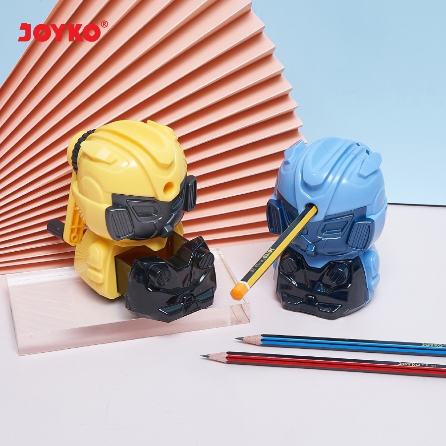 Jual Sharpener Rautan Pensil A165CO - Serutan Putar JOYKO A-165CO ROBOT ...