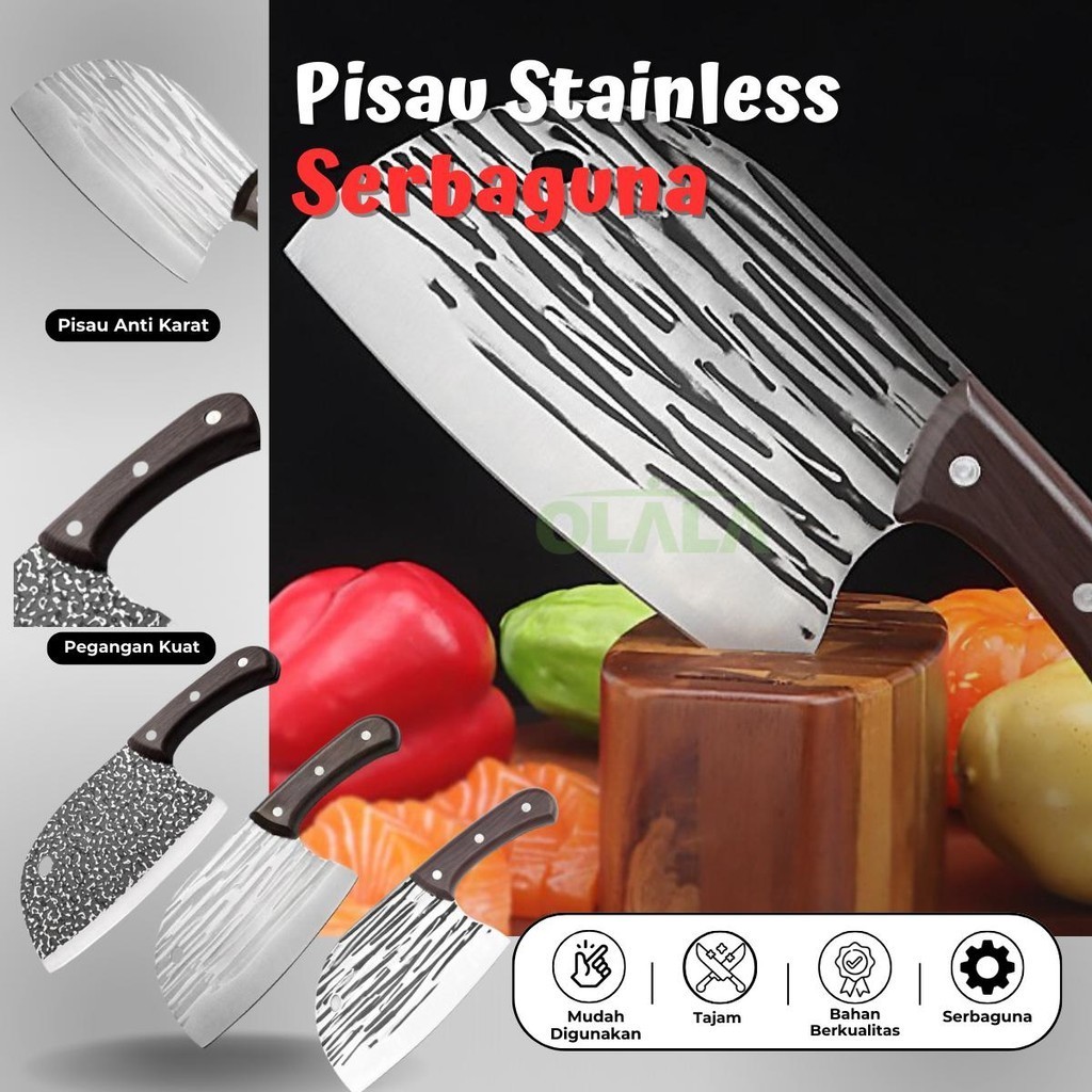 Jual PISAU DAGING TAJAM KOKI JEPANG SUPER KNIFE ANTI KARAT 4313 / 4314 ...