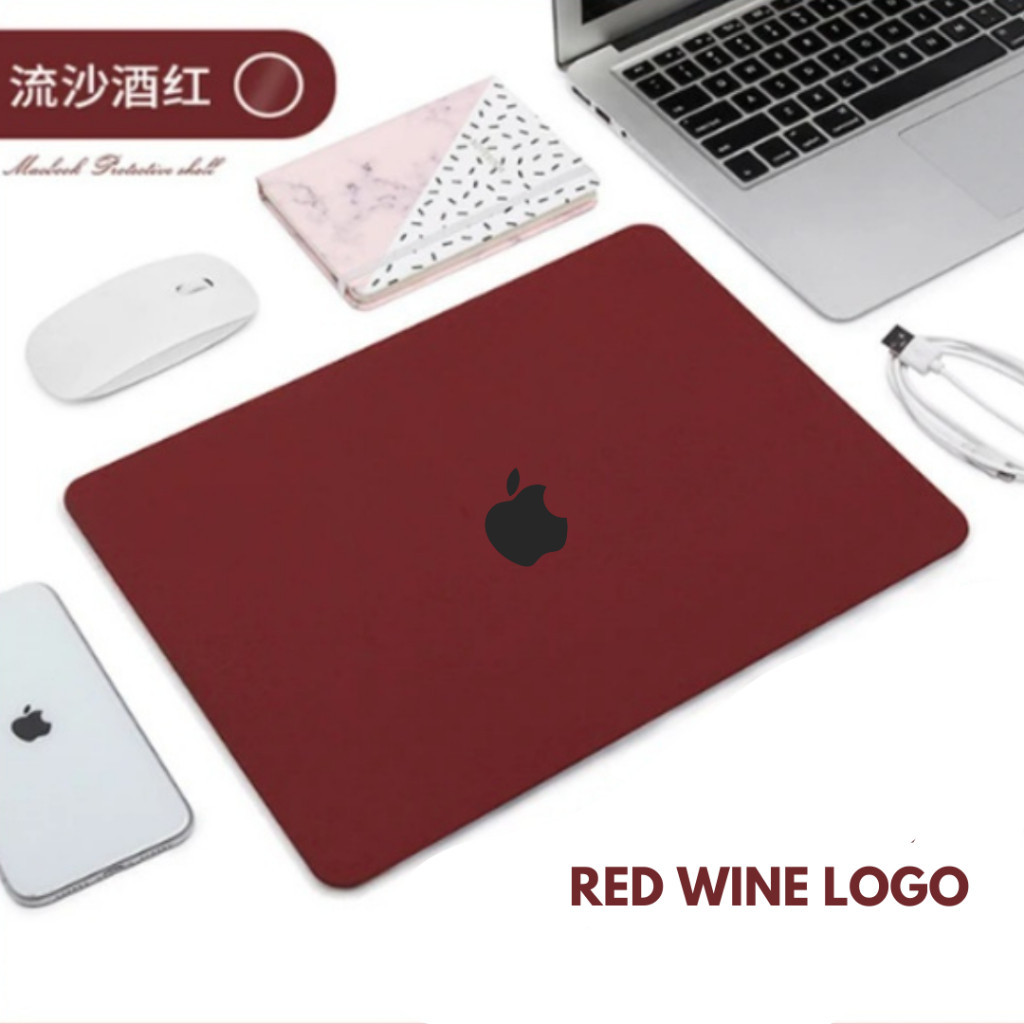 Jual Sand Macbook Case Red Wine New Hard Case Cover for Macbook Air 13