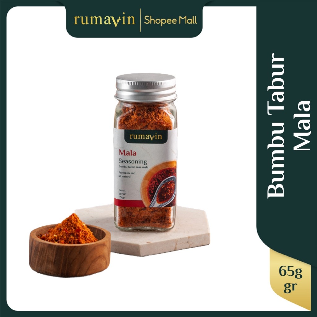 Jual Rumavin - Premium Bumbu Tabur Mala Botol 65gr | Shopee Indonesia